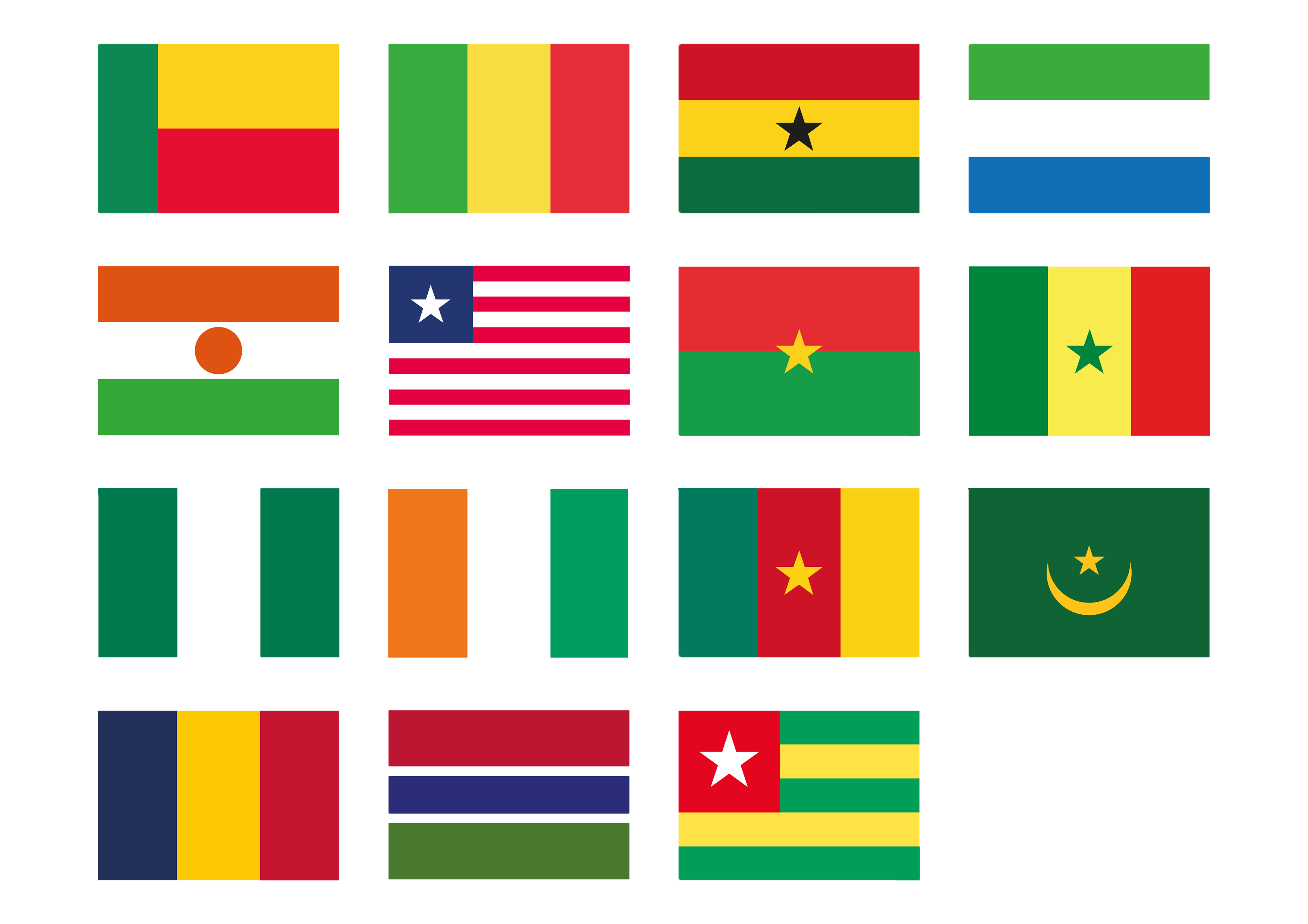 West African Countries with Wannpres